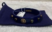 New Tory Burch blue resin bracelet