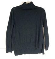 LULU’s Black Ribbed Turtleneck Sweater Long Sleeves Size Small