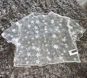 SheIn Mesh Star Top