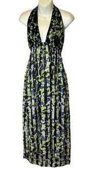 Peter Pilotto for Target, designer low cut, halter tie, maxi dress, cover up, M