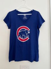 Chicago Cubs V Neck Tee