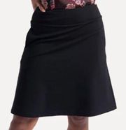 Betabrand Black Pull On Skort