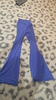 blue/purple flare  leggings