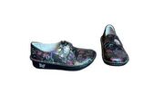 NWOT Alegria Black Dragonfly Butterfly Print Flats