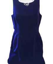 Hugo Buscati Velvet Royal Purple Dress 4