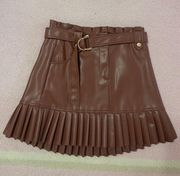 Pink Pleated Skirt