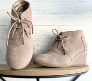 Tom’s Desert Suede Wedge Boots