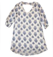 Staccato  blue and white floral mini dress. Size small. NWOT. Beautiful Dress