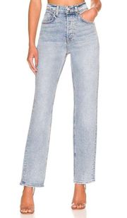 GRLFRND Mid Rise straight Leg Jeans Light Wash Women’s Size 27