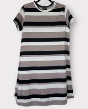 Poof New York Striped Mini Dress 3X