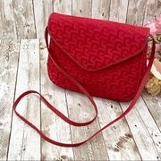 Vintage Pierre Cardin Red Crossbody Bag