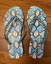 Vera Bradley Printed Flip Flops