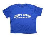 Blue ‘That’s Gross’ Baby Tee / Graphic Tee