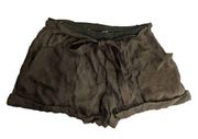 Christian Dior Boutique Sheer Olive Shorts Lingerie Sleepwear Preowned FLAWS