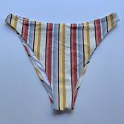 MINKPINK Paradise Striped Bikini Bottom Size Large