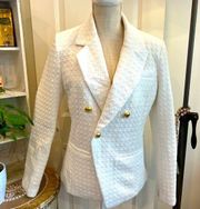 Classic White Blazer SZ M Bagatelle