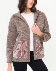 Mystree Celeste Velvet Fleece Hoodie Jacket