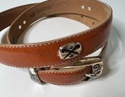 Vintage Brighton I LOVE GOLF leather belt Medium