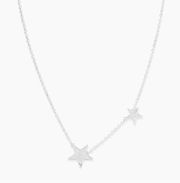 Silver  Super Star Necklace