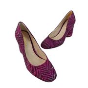 Louise et Cie * Purple Jayant Wool Heel Pumps Womens Size 9/40 Career Classic