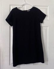 black knee length dress