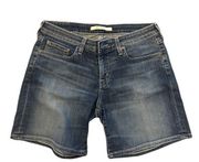 Big Star 1974 Denim Shorts Mid-Rise Stretch Size 29 Rodeo Festival Rave