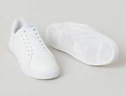 H&M white faux leather fashion sneakers