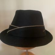 Joe Boxer 100% cotton black unisex fedora hat