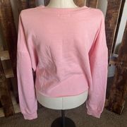 Bp Sweatshirt woman’s plus crew long sleeve pink top nwt Sz 3X