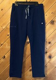 FIGS scrubs navy blue technical collection pants