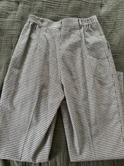 Vintage  Plaid Tapered Trouser