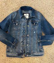 Distressed Jean Jacket Kids 13/14 Fits Women XS