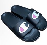 Champion black NEW sandal slides the takeover NWOT size 6‎