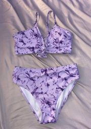 Purple Marble Bikini