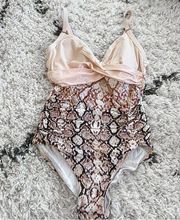 Calvin Klein snakeskin swimsuit