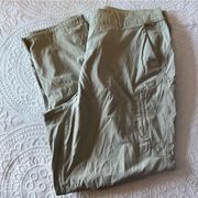 Athleta Trekkie Utility Cargo Pants High Rise Nylon Straight Leg Track