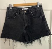 Distressed Jean Shorts