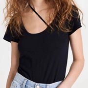 Mija Cut Out Tee in black