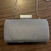 Jessica McClintock Silver Purse Clutch