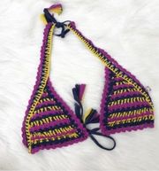 Crotchet Tassel Detail Boho Bikini Top