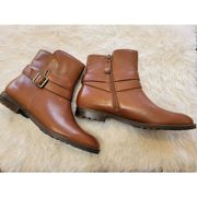 NWT Isaac Mizrahi Size 8 IMQUIK Brown Leather Boots