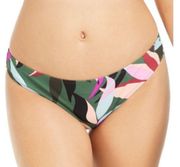 Hula Honey olive floral hipster bikini swim bottom