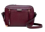 Radley London Penhurst Zip-Top Leather Crossbody Maroon Leather NEW $218