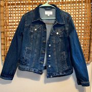 Time and Tru Denim Jean Jacket Medium Wash Size M