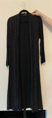 EILEEN FISHER black robe jacket