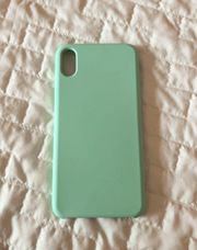 Mint iPhone XS Max Silicone Case