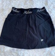 FABLETICS BLACK WOVEN POCKET SKIRT WITH BUILT IN SHORT XXS NWT D