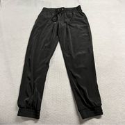 Express Black Midrise Ankle Jogger Pants Size Small EUC