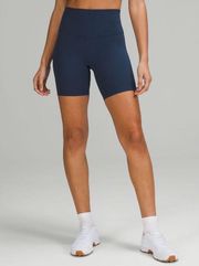 Navy  Biker Shorts 6”