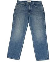 Lafayette 148 New York Women’s Watts High Rise Faded Skyline Denim Jeans Size 30